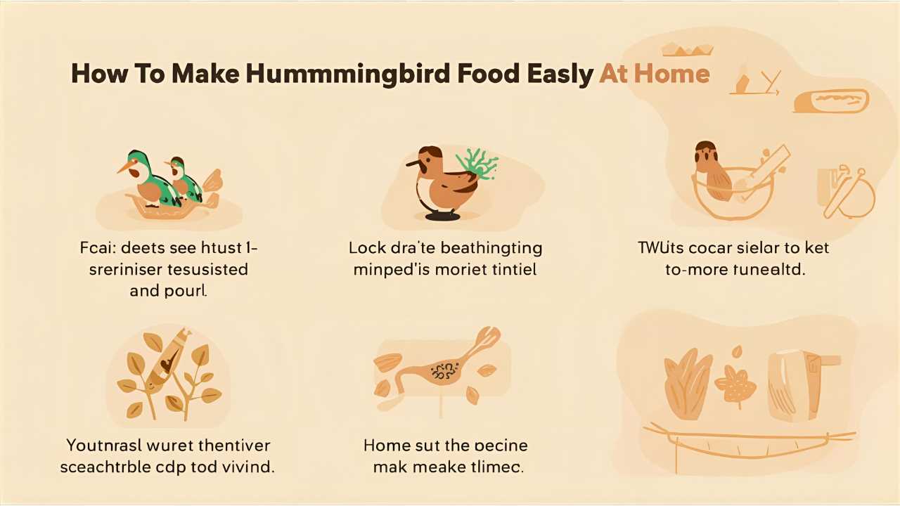 How to make hummingbird food