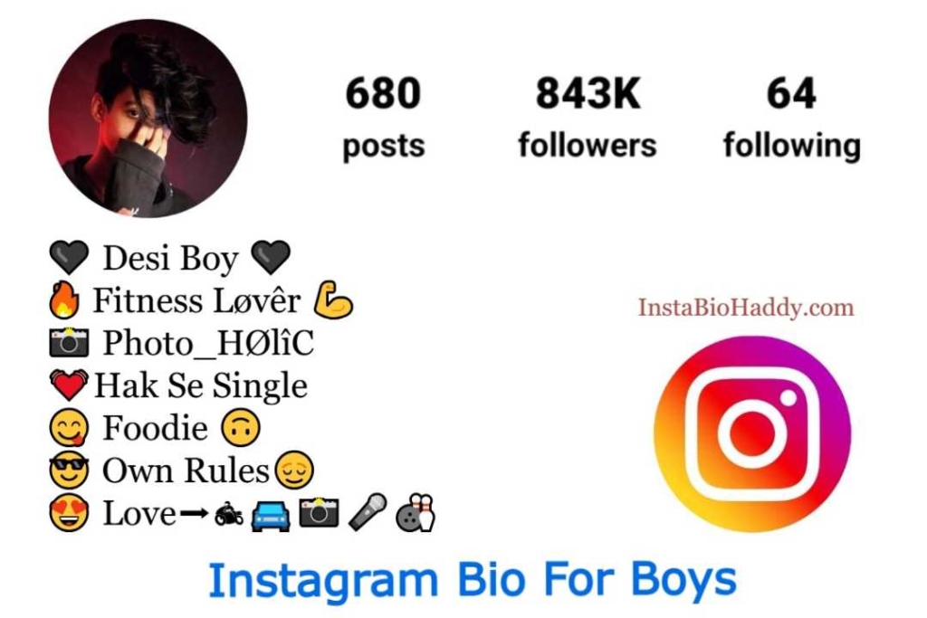 Instagram Bios For Boys