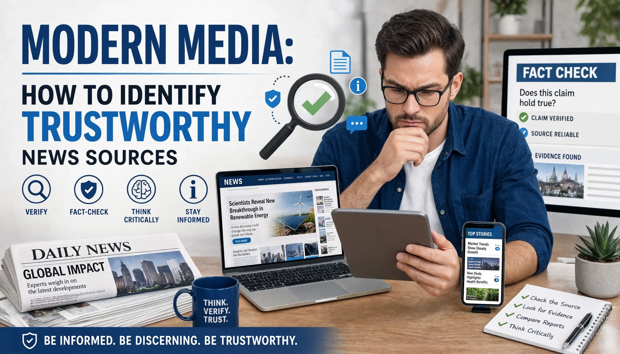 Modern Media How to Identify and Trustworthy News Sources